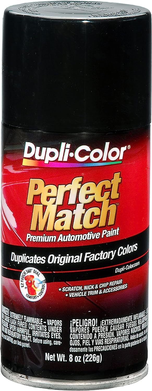 Dupli-Color EBUN01007 Perfect Match, Universal Black, 8 oz.