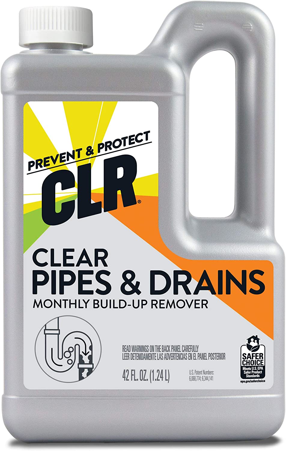 CLR Clear Pipes & Drains Clog Remover and Cleaner, For [...]