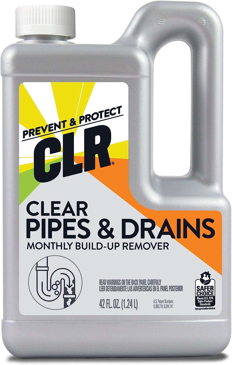 CLR Clear Pipes & Drains Clog Remover and Cleaner, For [...]