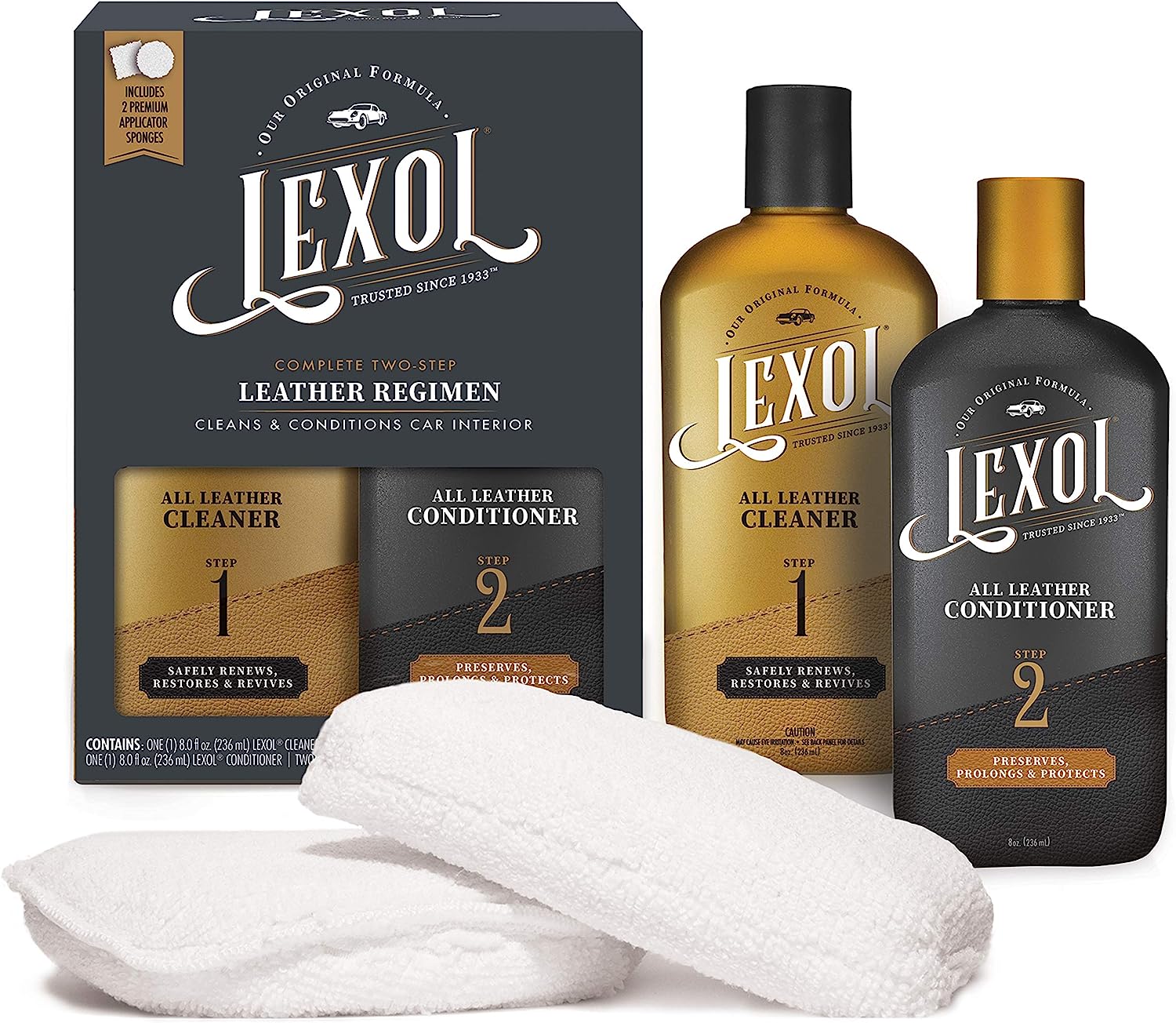 Lexol Leather Conditioner and Leather Cleaner Kit, Use [...]
