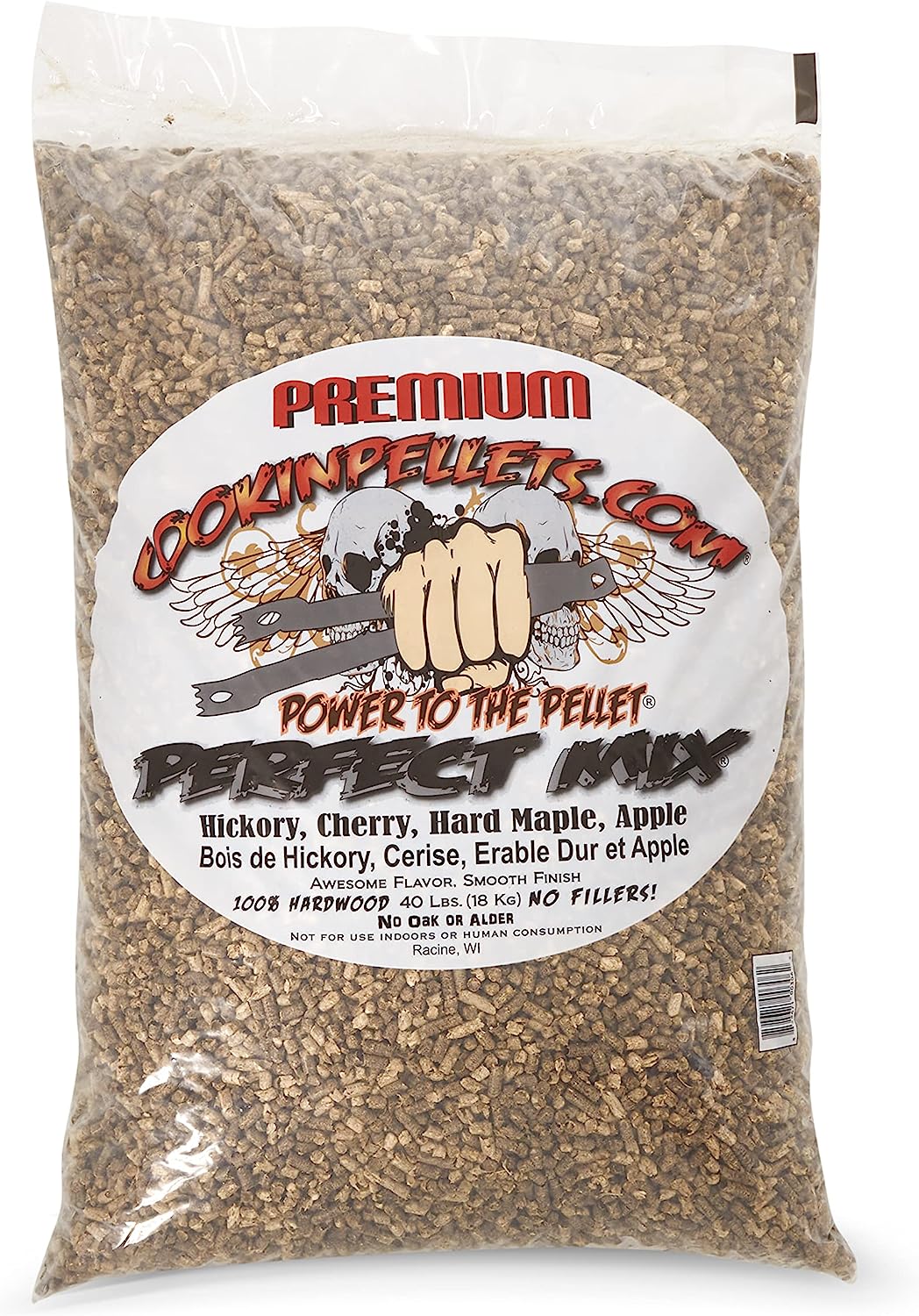 CookinPellets 40PM Perfect Mix, 1 Pack, Brown