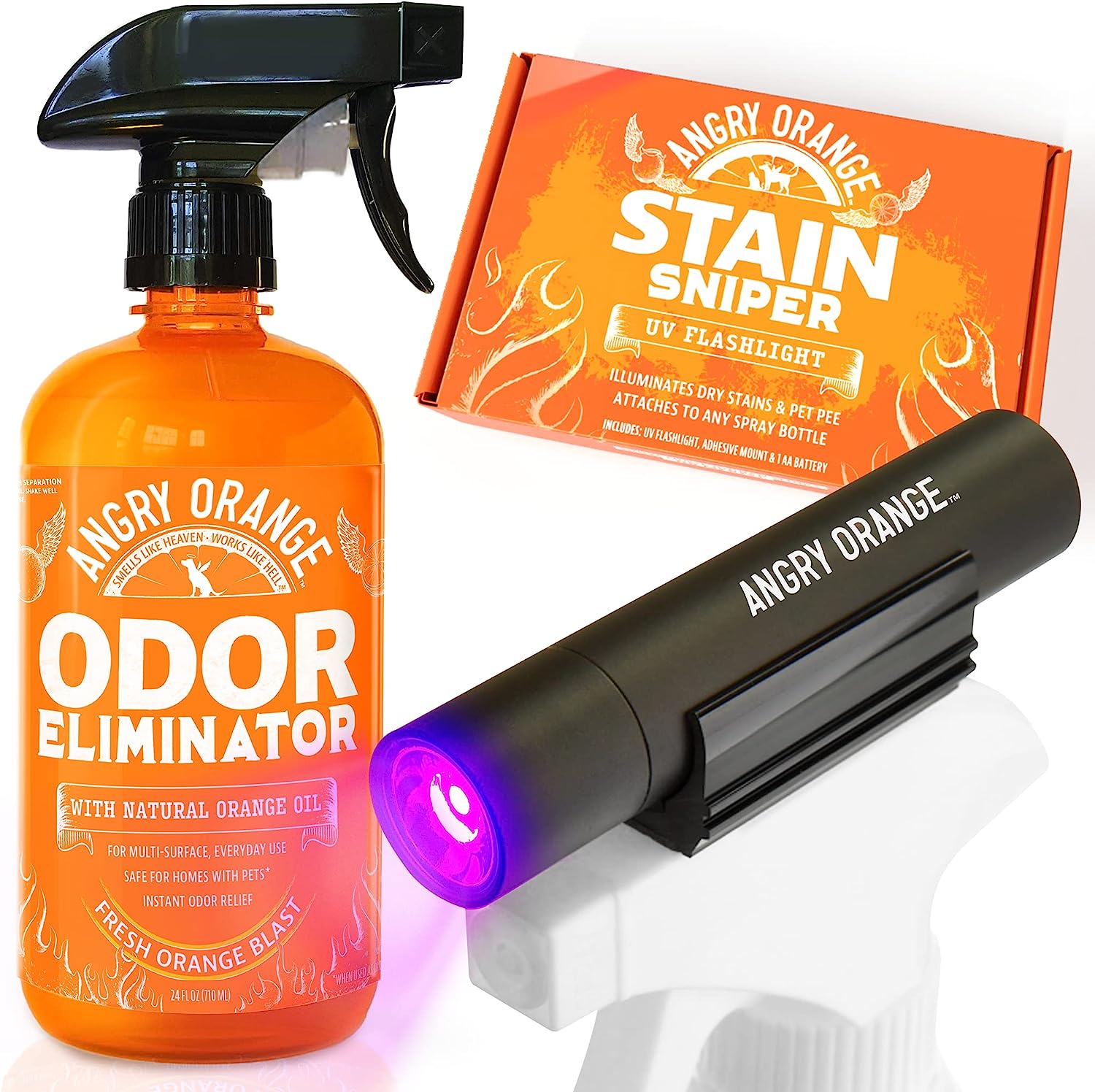 ANGRY ORANGE Pet Odor Eliminator for Strong Odor - [...]