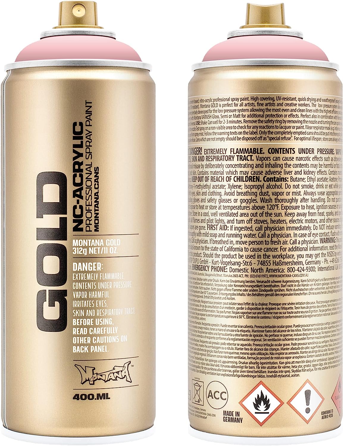 Montana Cans Montana GOLD 400 ml Color, Lychee Spray [...]