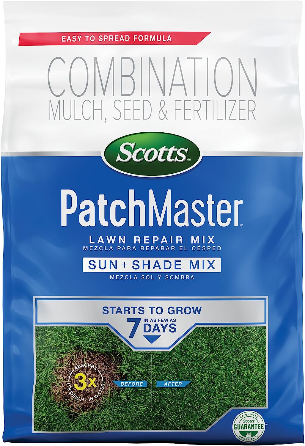 Scotts PatchMaster Lawn Repair Mix Sun + Shade Mix, [...]
