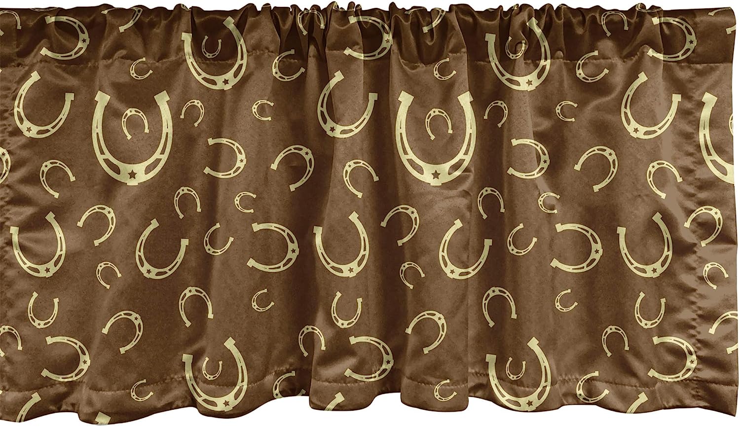 Ambesonne Western Themed Party Window Valance Horse [...]