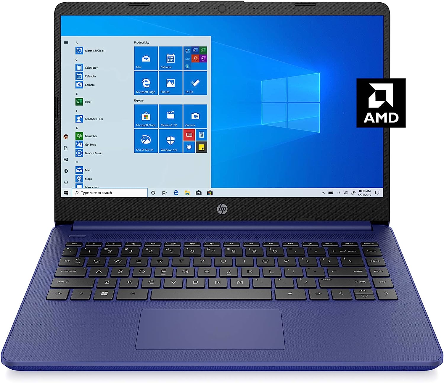 HP 14 Laptop, AMD 3020e, 4 GB RAM, 64 GB eMMC Storage, [...]