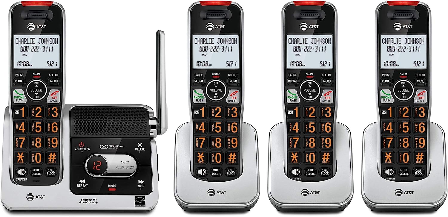 AT&T BL102-4 DECT 6.0 4-Handset Cordless Phone for [...]