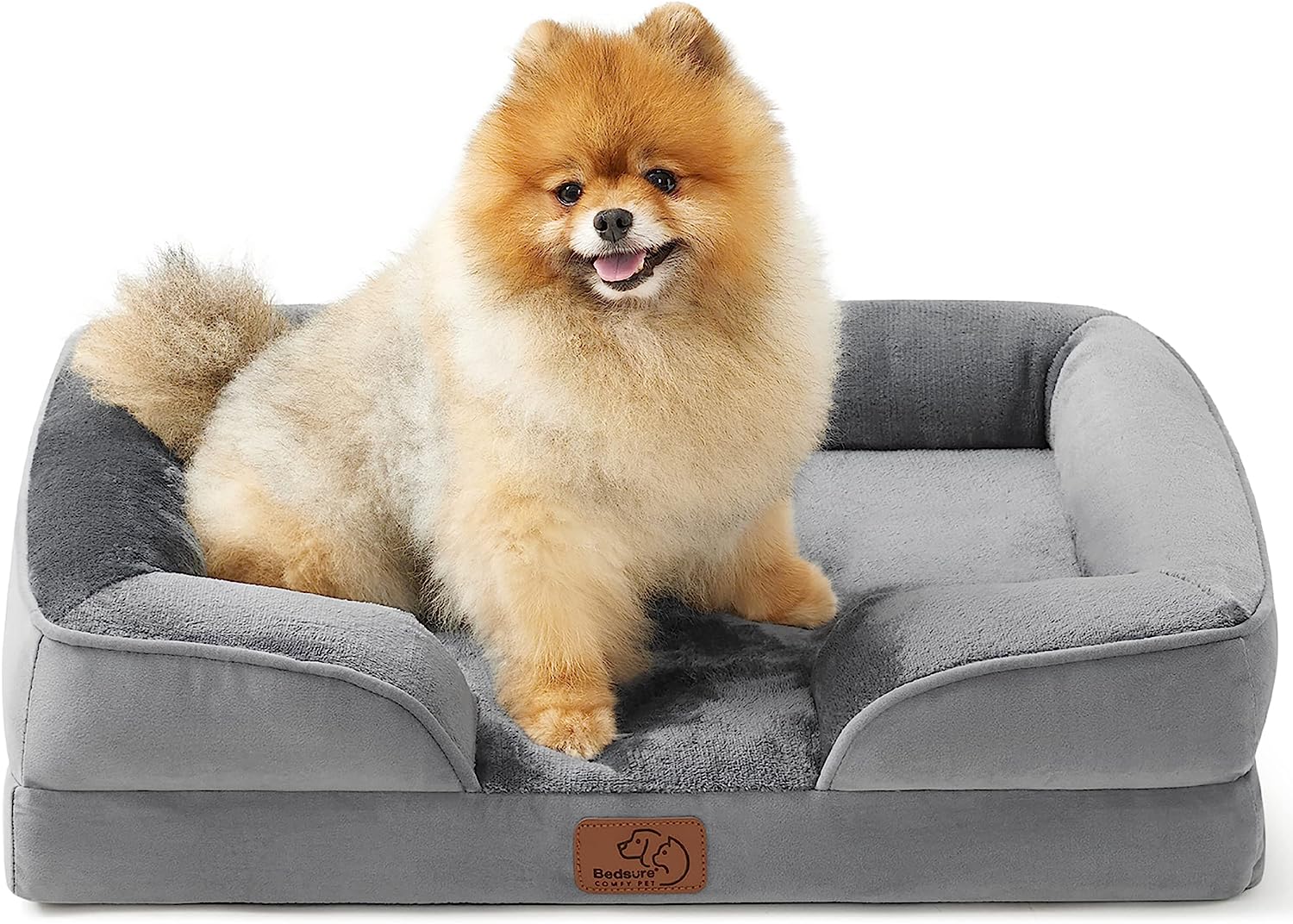 Bedsure Orthopedic, Bolster Dog Beds for Small Dogs - [...]