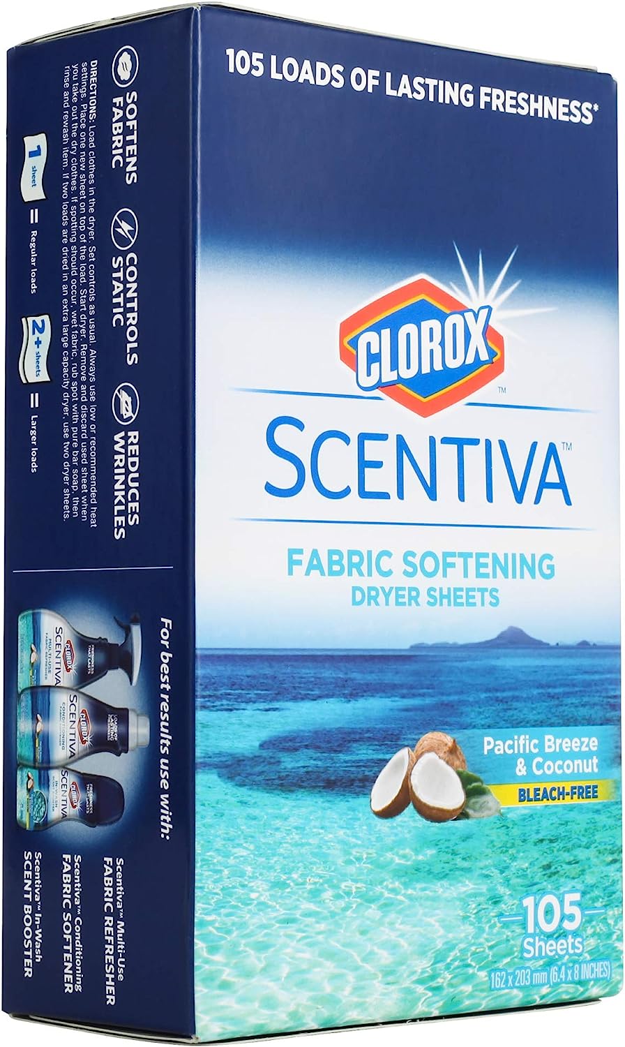 Clorox Scentiva Fabric Softening Dryer Sheets | Fabric [...]