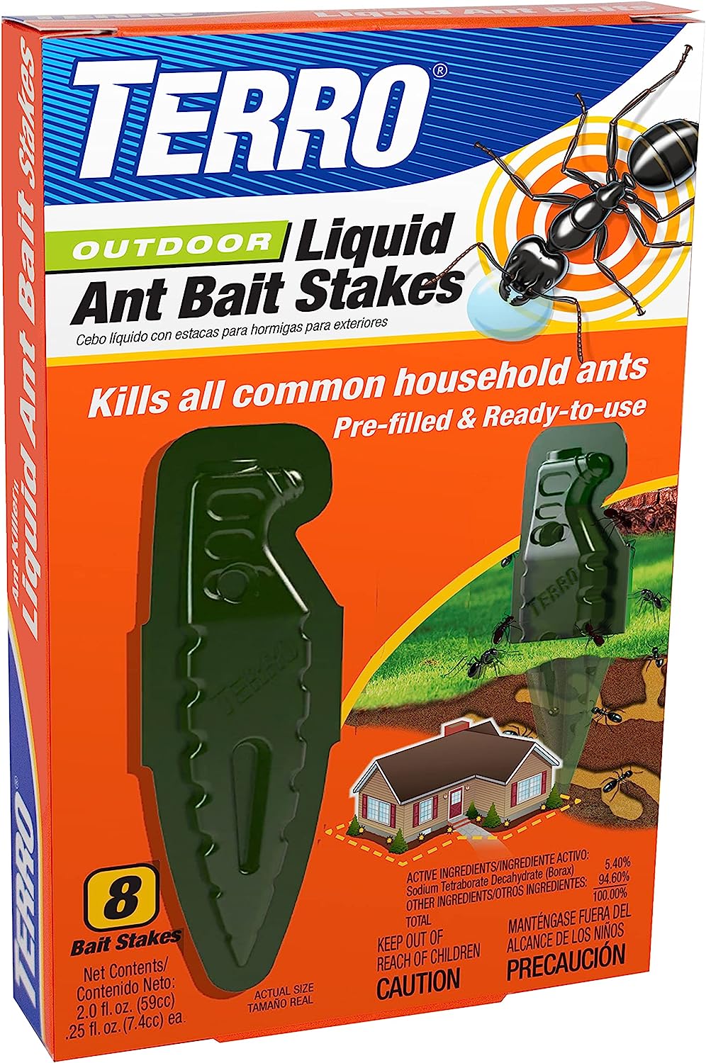 TERRO T1813 Outdoor Ready-to-Use Liquid Ant Bait Stake [...]