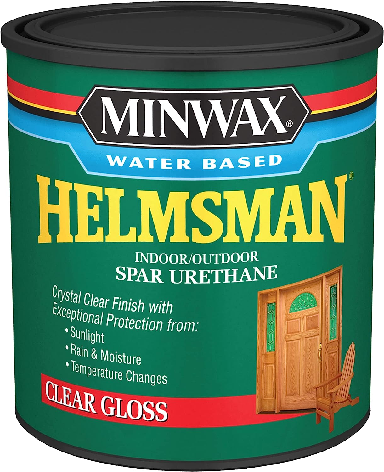 Minwax Helmsman Water Based Spar Urethane, Quart, Gloss