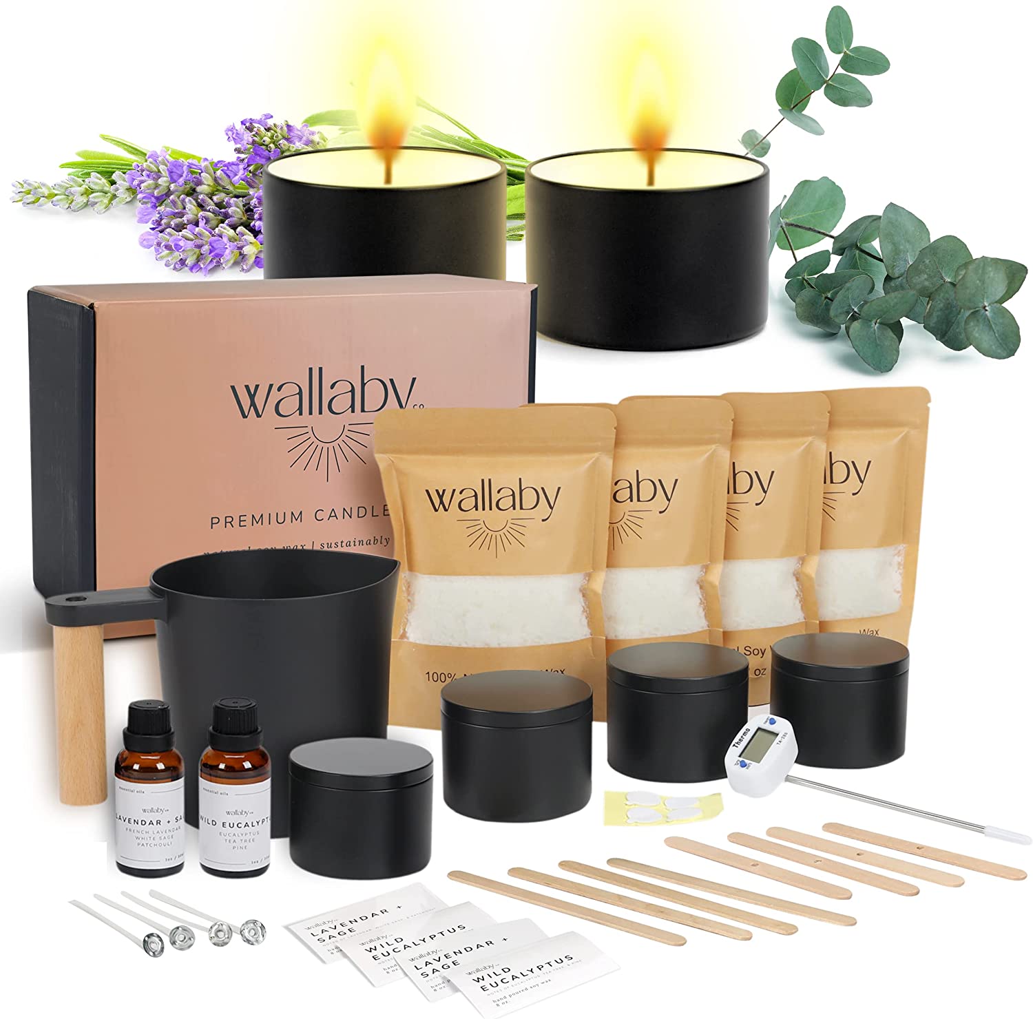 Luxury Modern Candle Making Kit with Premium 100% [...]