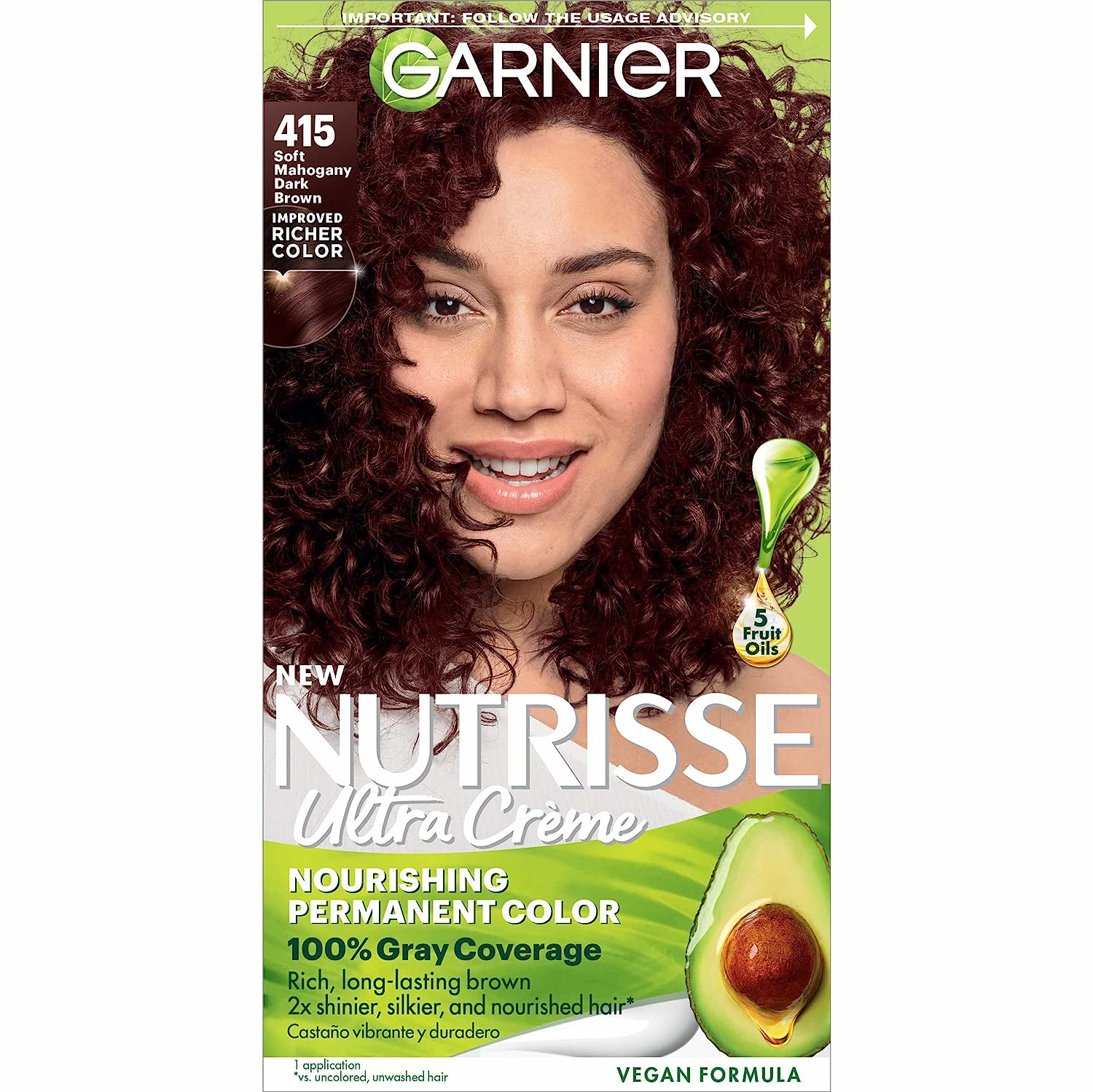 Garnier Hair Color Nutrisse Nourishing Creme, 415 Soft [...]