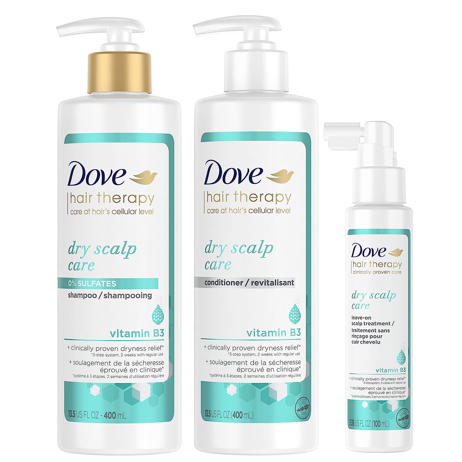 Dove Hair Therapy Regimen Hair Set Shampoo, [...]
