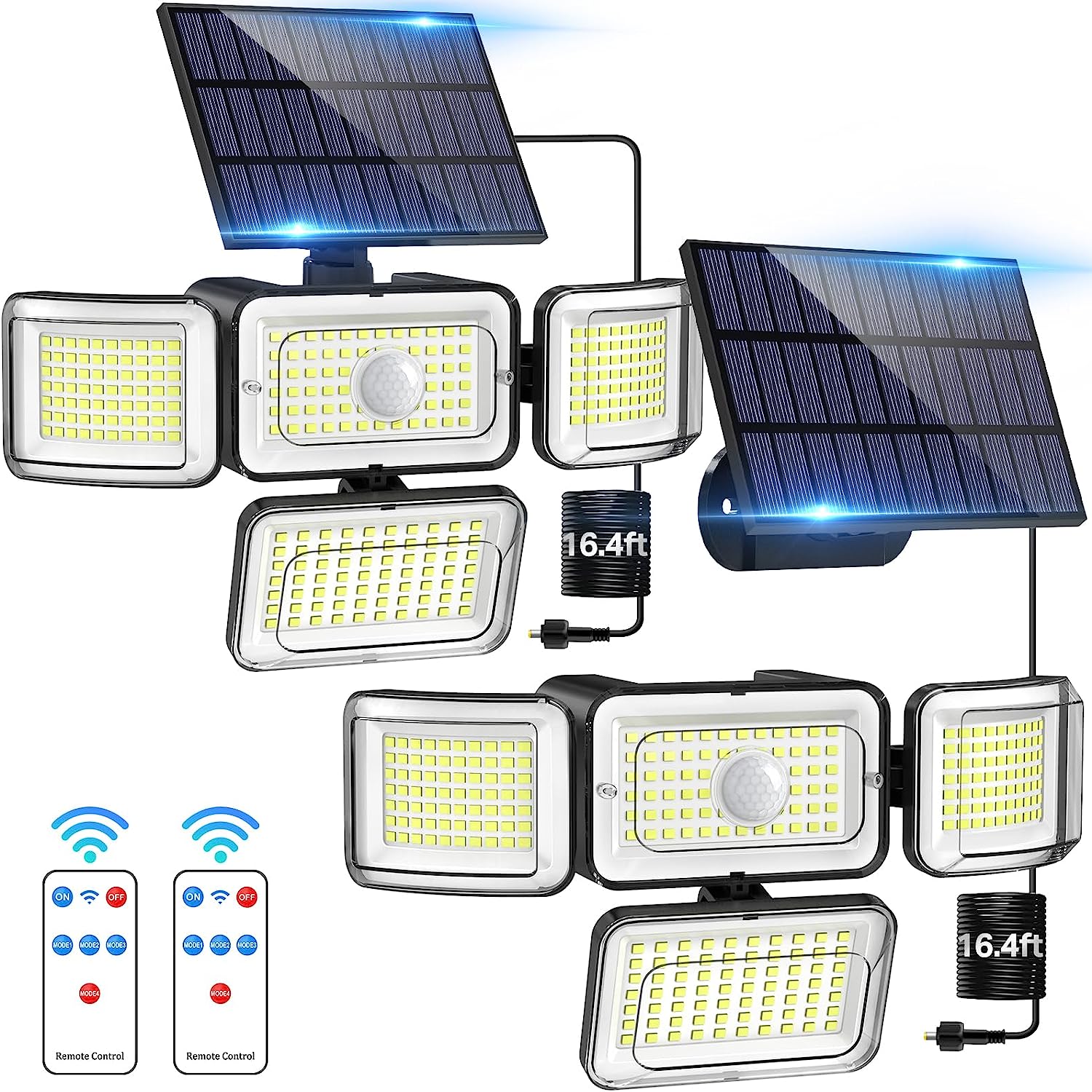 APILAB Solar Motion Sensor Light Outdoor, 288 LED [...]