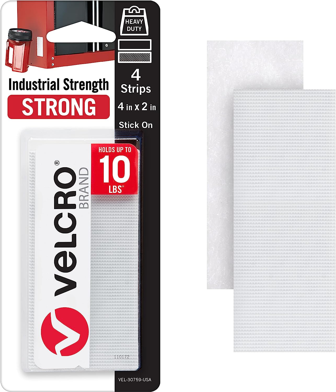 VELCRO Brand Heavy Duty Hook and Loop Strips with [...]
