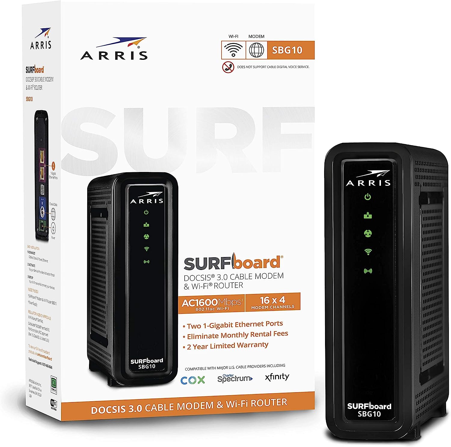 arris surfboard ac1600 dual band router with 16x4 [...]