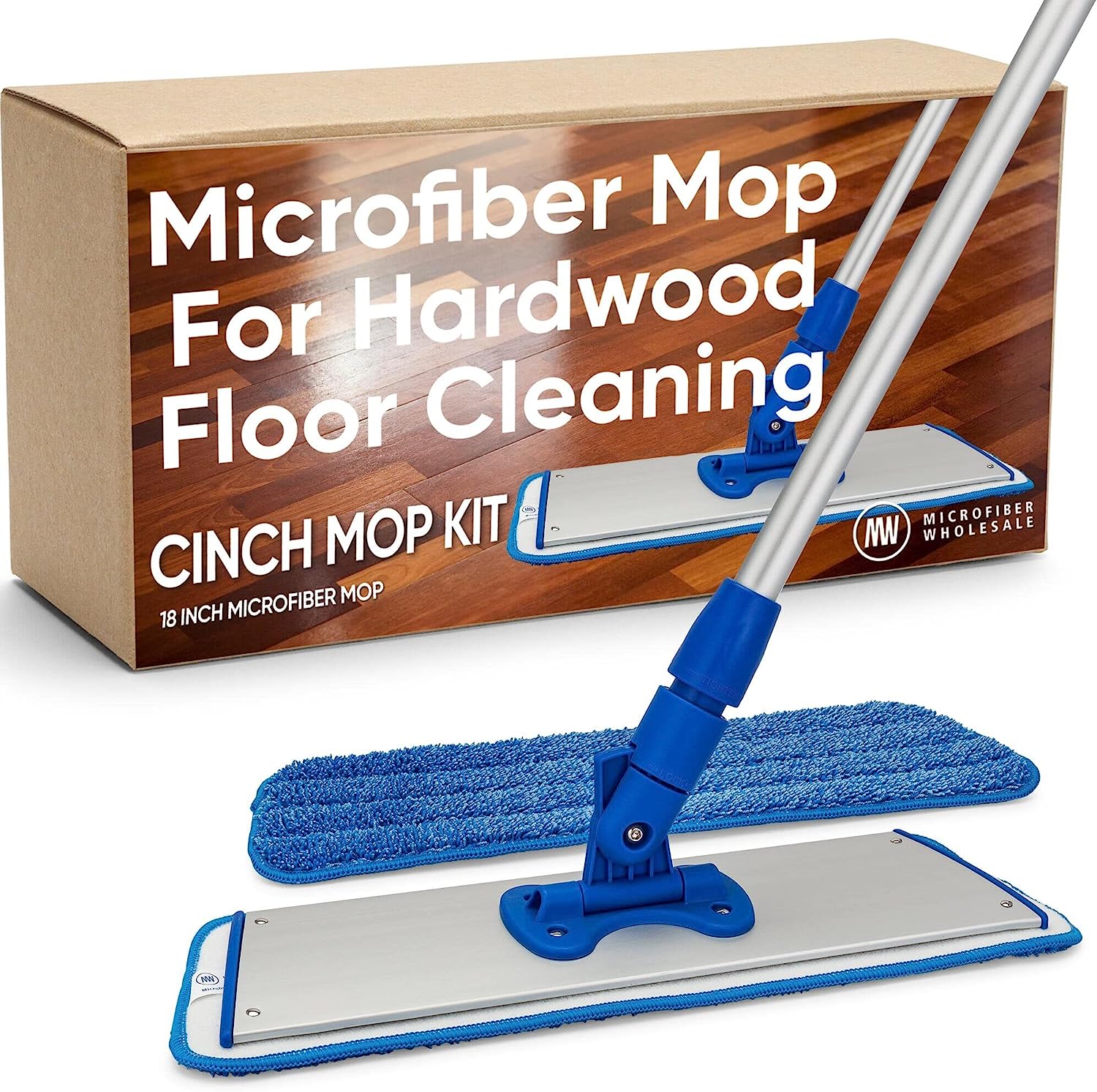 Cinch Mop - Microfiber Mop for Hardwood Floors - Flat [...]