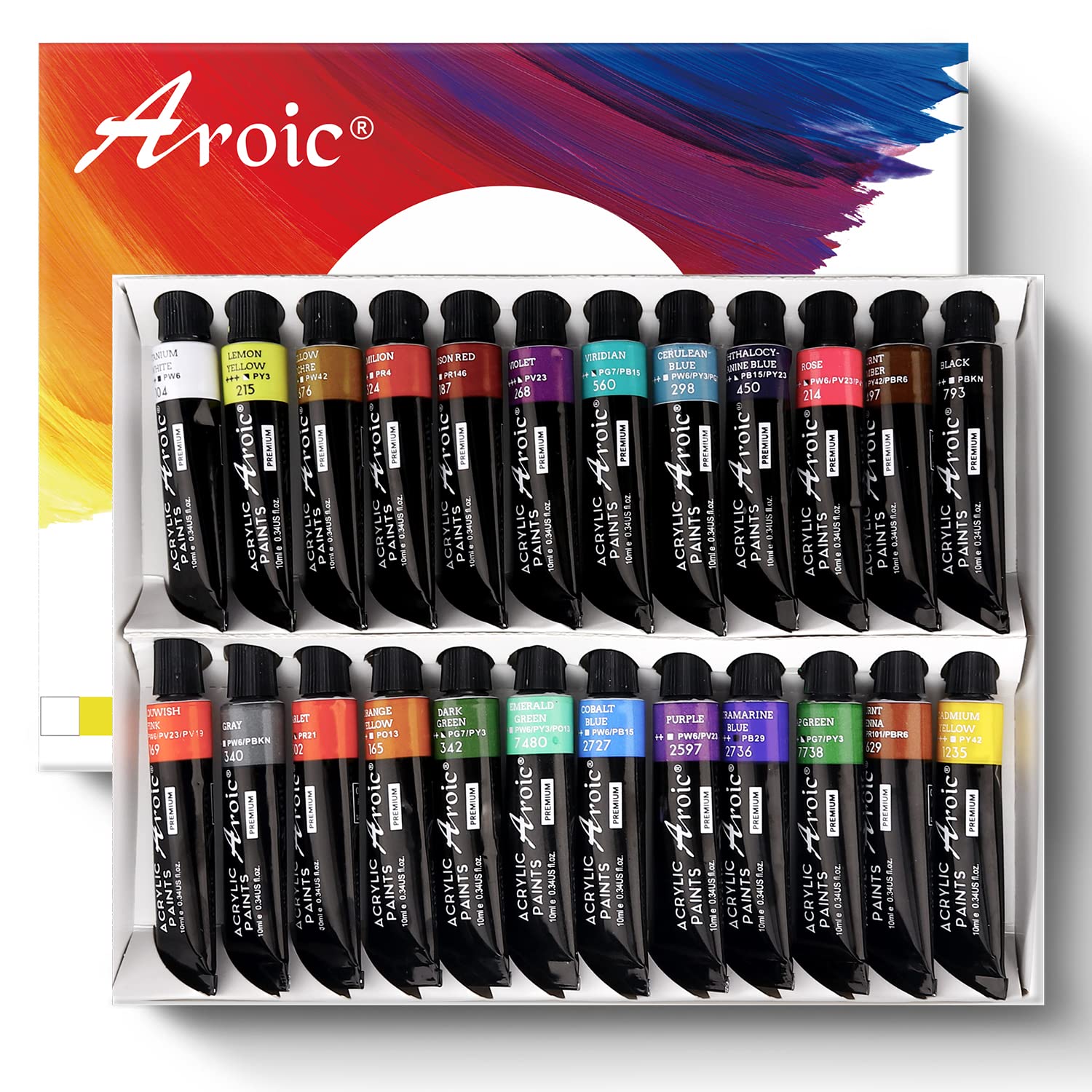 AROIC Acrylic Paint Set 24 Colors 10ml, The Best Gift [...]