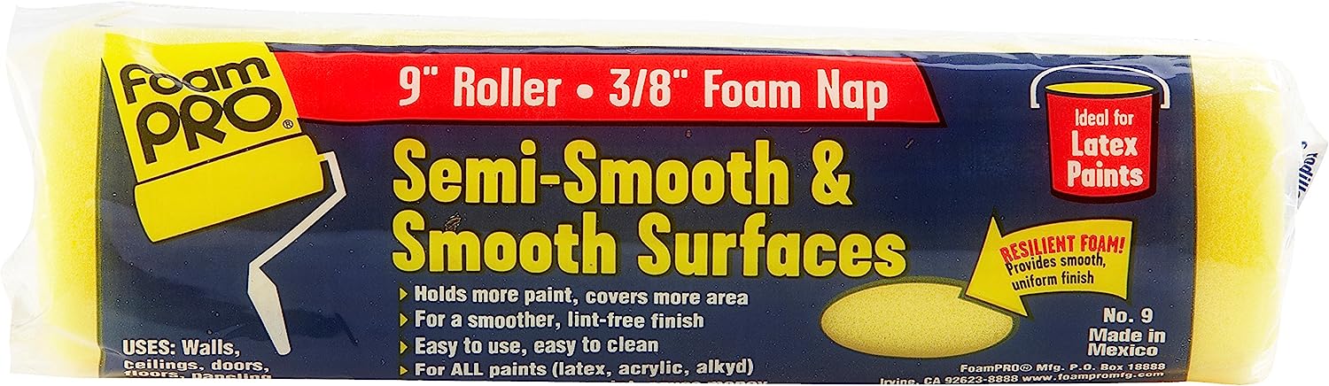 Foampro 9 9 inch x 3/8 inch Smooth & Semi-Smooth [...]
