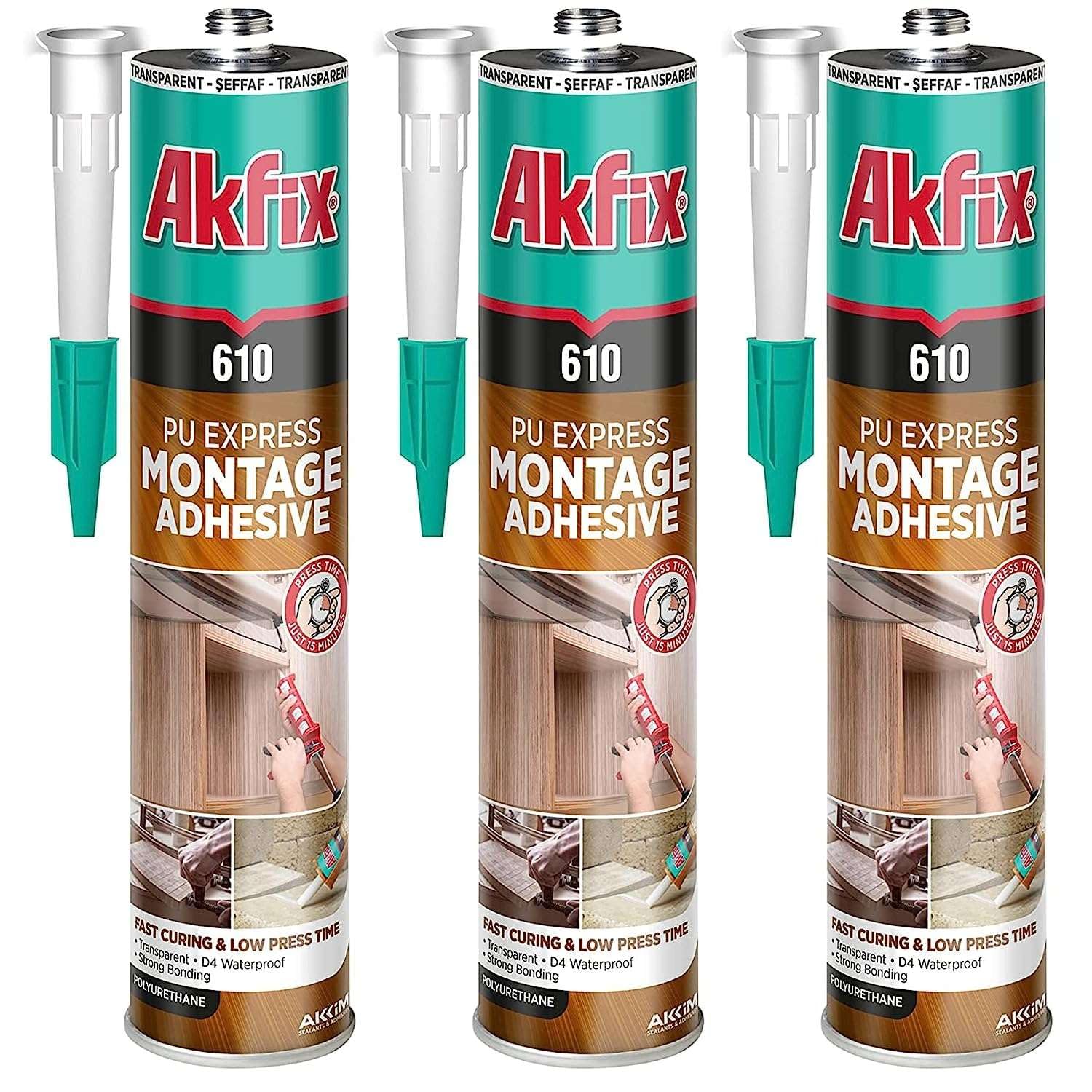 Akfix 610 Construction Adhesive Outdoor - Clear [...]