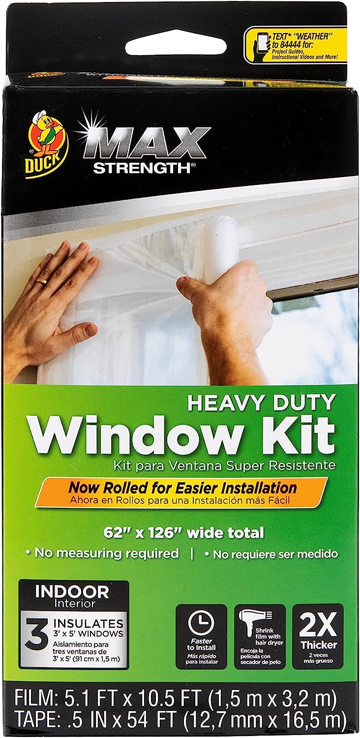 Duck Brand 287100 MAX Strength Window Insulation Kit, [...]