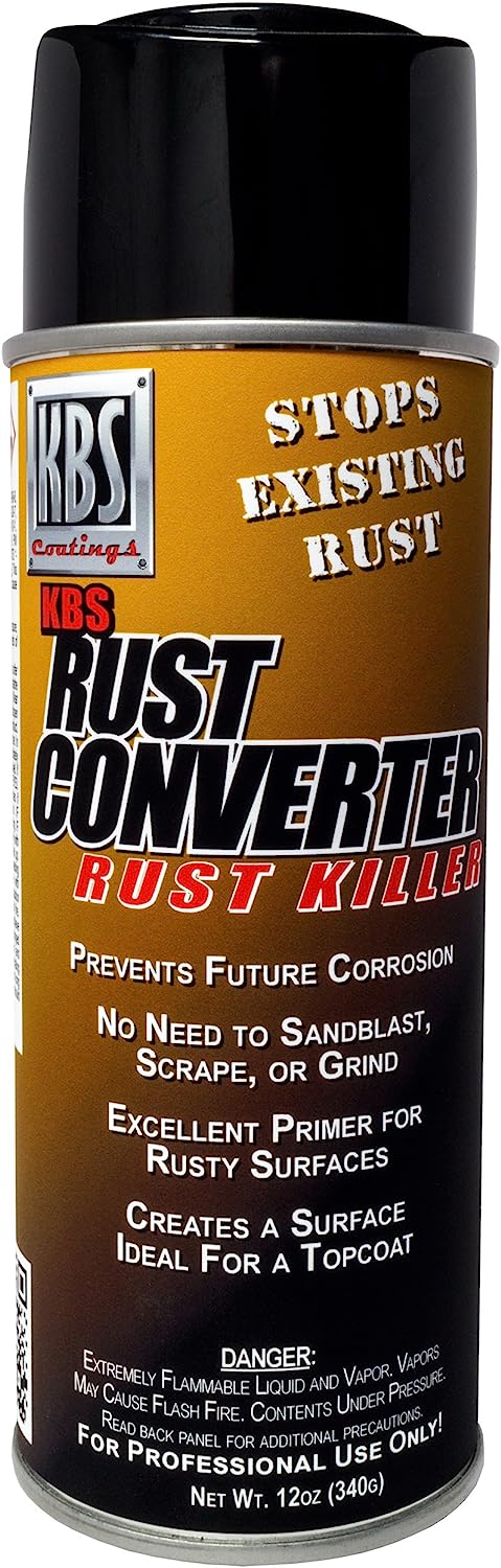 KBS Coatings 150080 Black 12oz KBS Rust Converter
