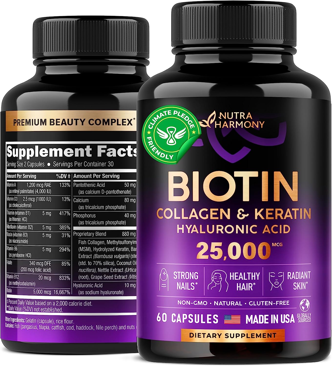 Biotin with Hyaluronic Acid, Collagen & Keratin - Hair [...]