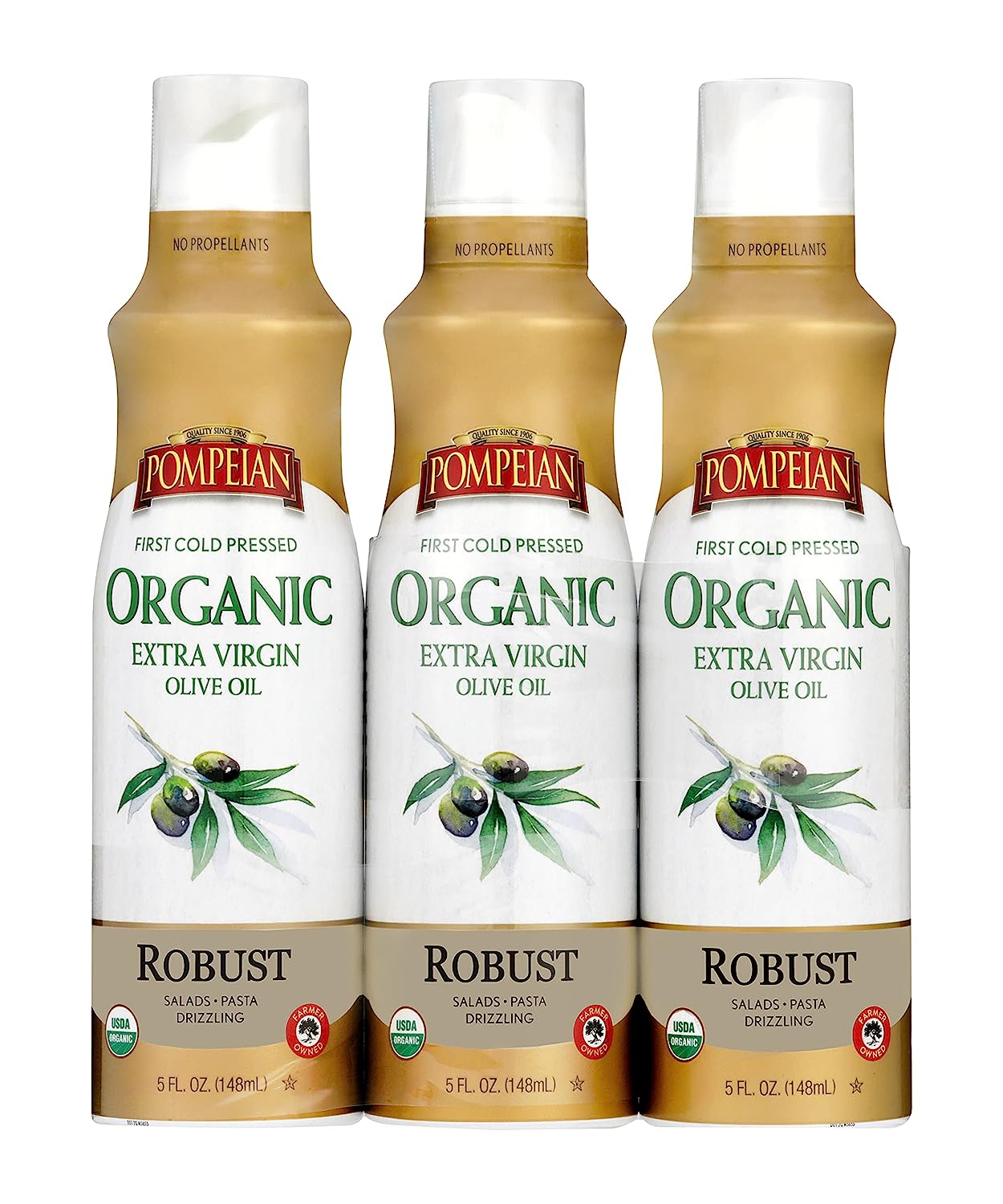 Pompeian USDA Organic Extra Virgin Olive Oil Non-Stick [...]