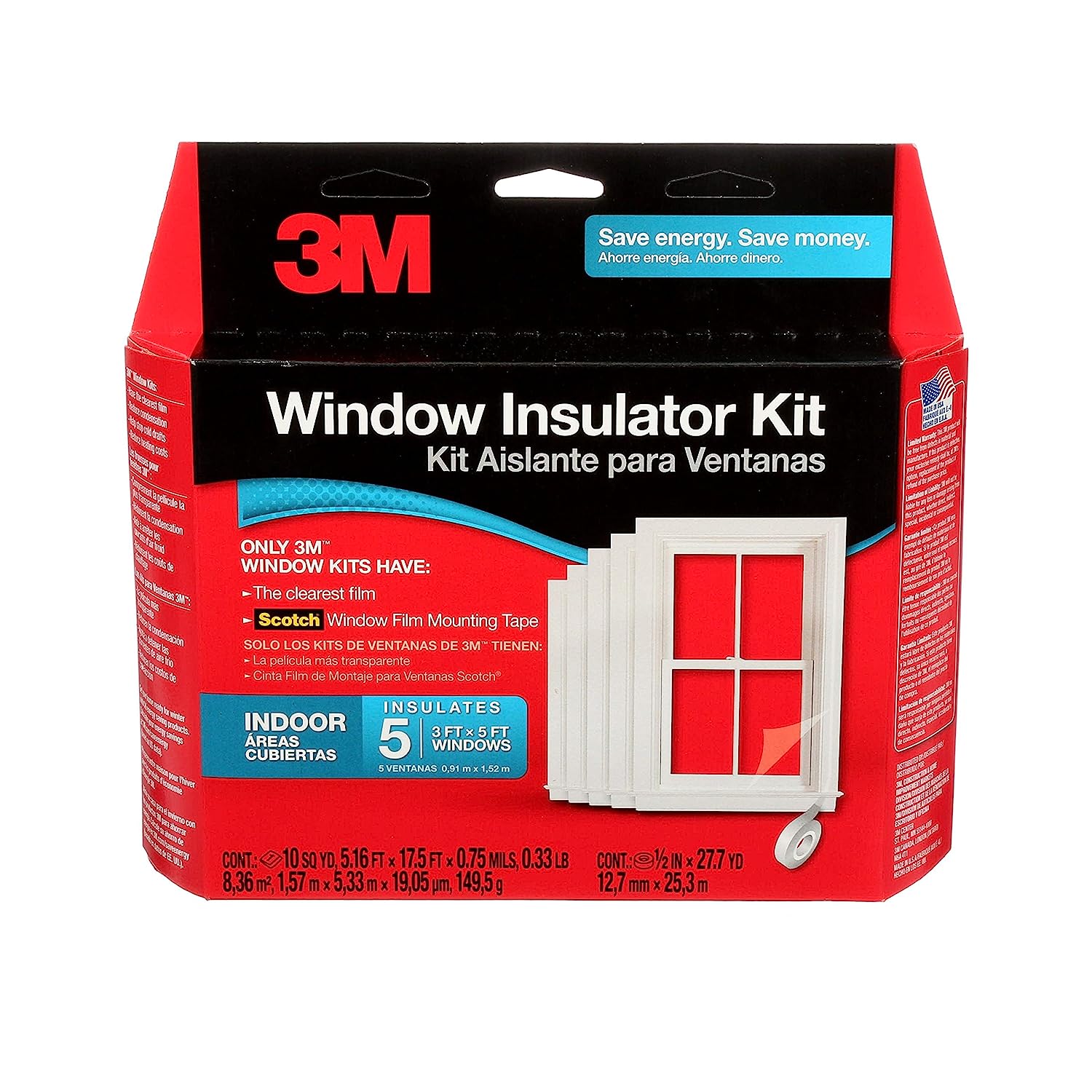 3M Indoor Window Insulation Kit, Insulator Kit for 5 - [...]