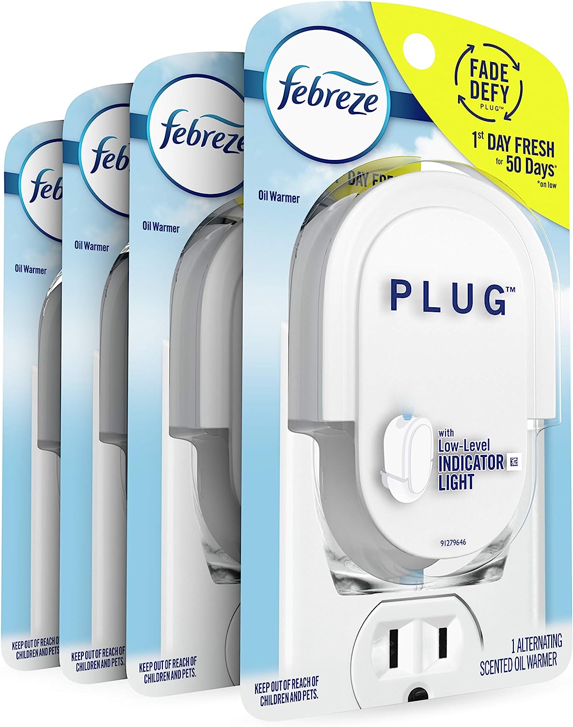 Febreze Plug In Air Freshener Fade Defy Plugs, Scented [...]