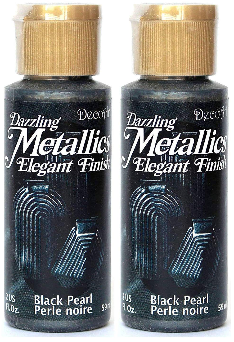 DecoArt 2-Pack Dazzling Metallics Acrylic Colors - [...]