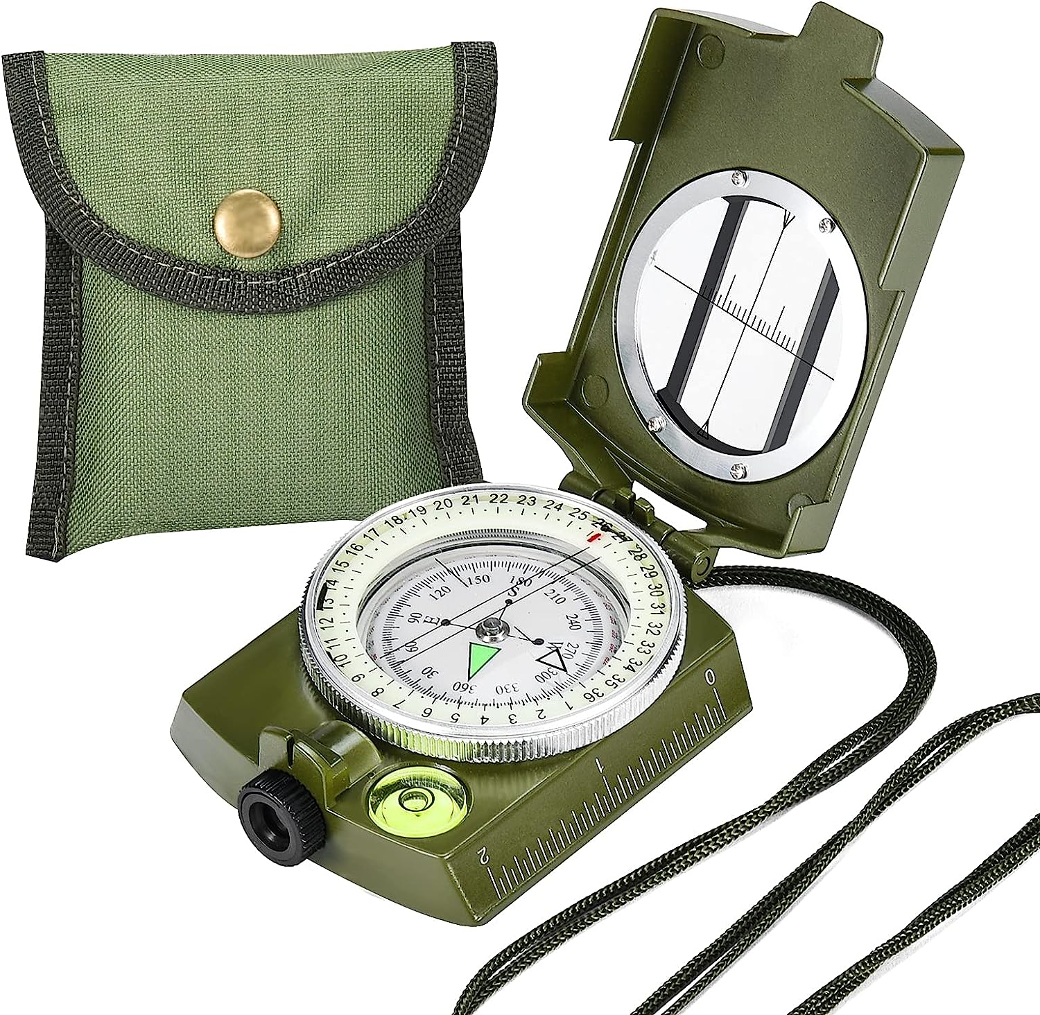 Military Lensatic Sighting Compass Survival with [...]