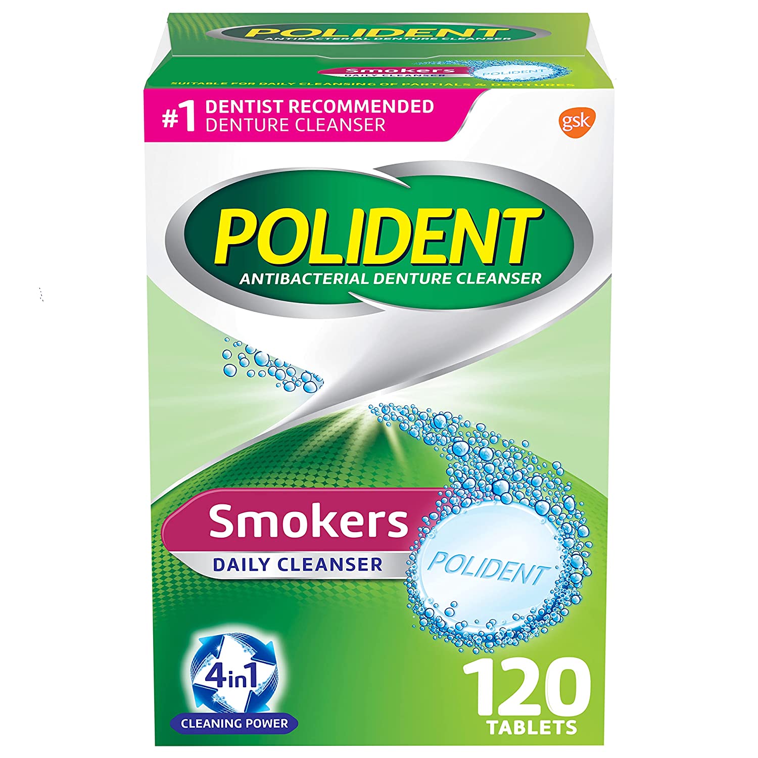 Polident Smokers Antibacterial Denture Cleanser [...]