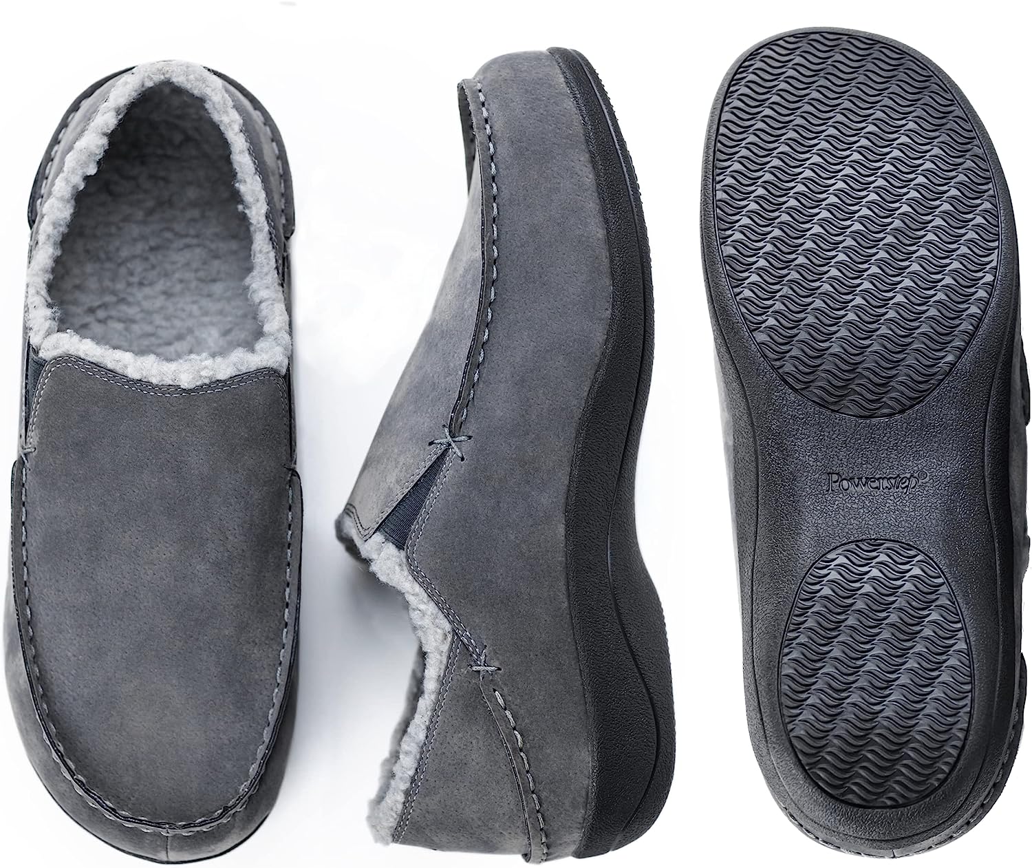 Powerstep Men's ArchWear Slipper, House Shoes, [...]