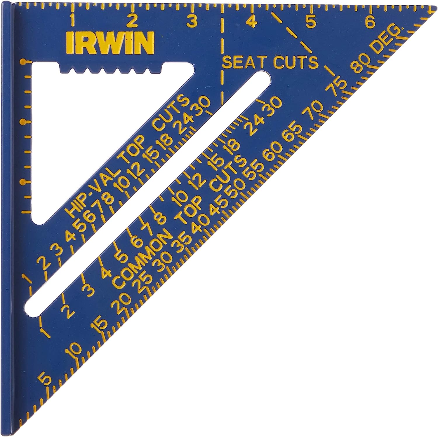 IRWIN Tools Rafter Square, Hi-Contrast Aluminum, Blue [...]
