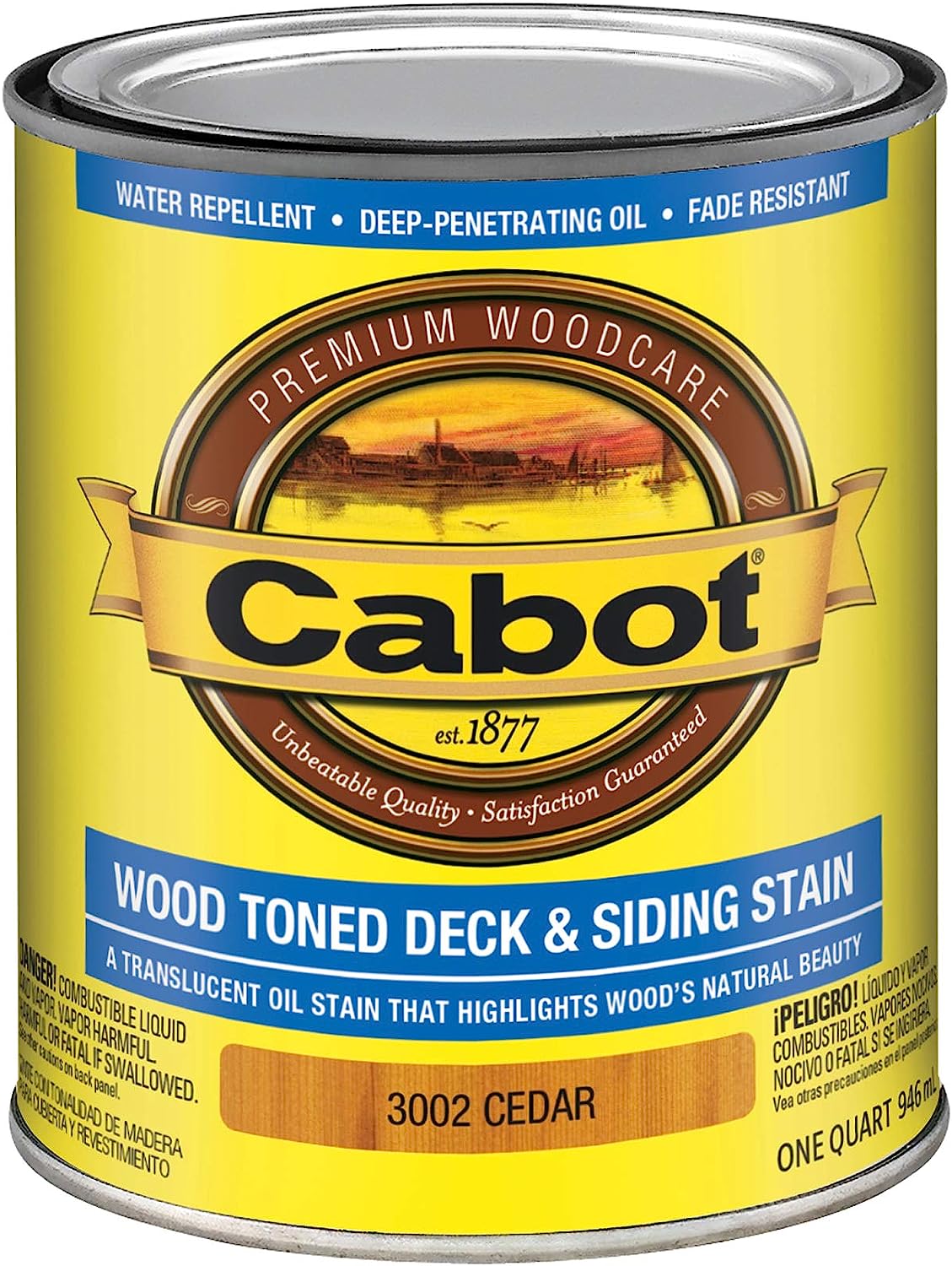 Cabot 140.0003002.005 Wood Toned Deck & Siding Stain, [...]