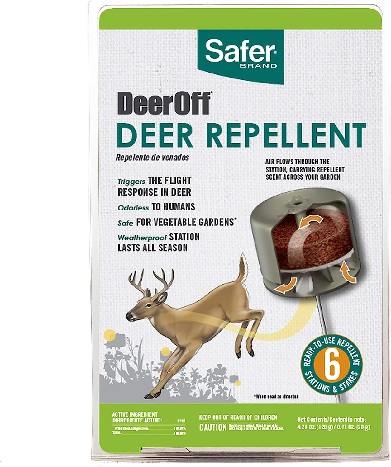 Safer 5962 Deer-Off Deer Repellent Stations - 6 [...]