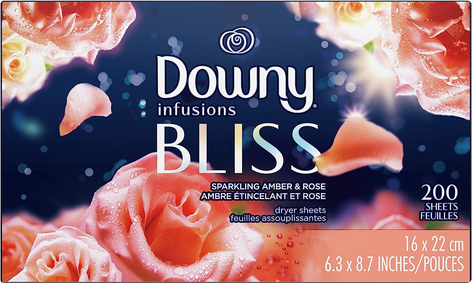 Downy Infusions Dryer Sheets, Laundry Fabric Softener, [...]