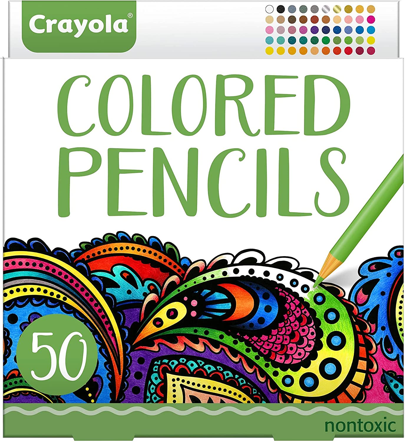 Crayola Colored Pencils For Adults (50 Count), Colored [...]