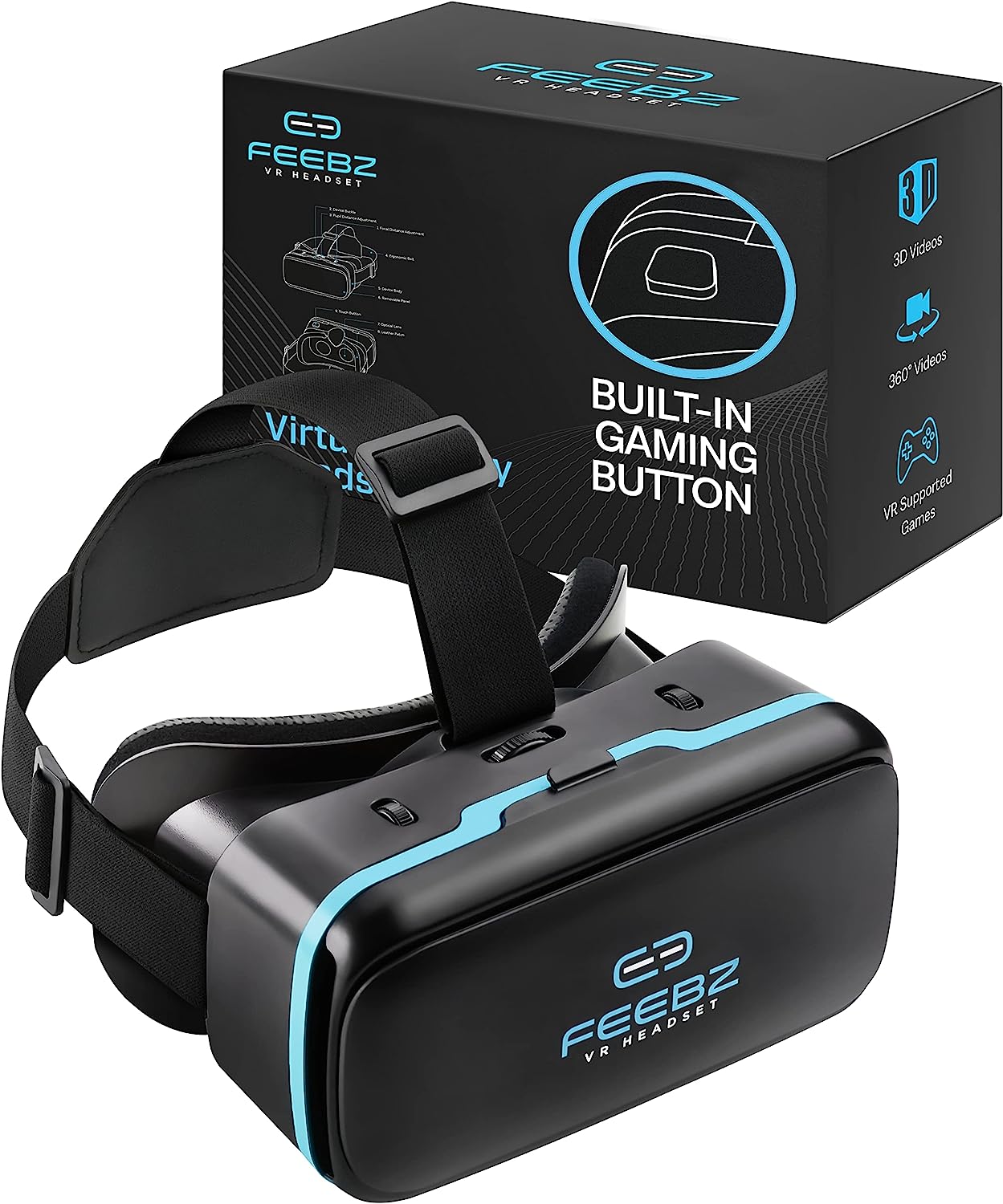 VR Headset for Android - with Built-in Action Button | [...]