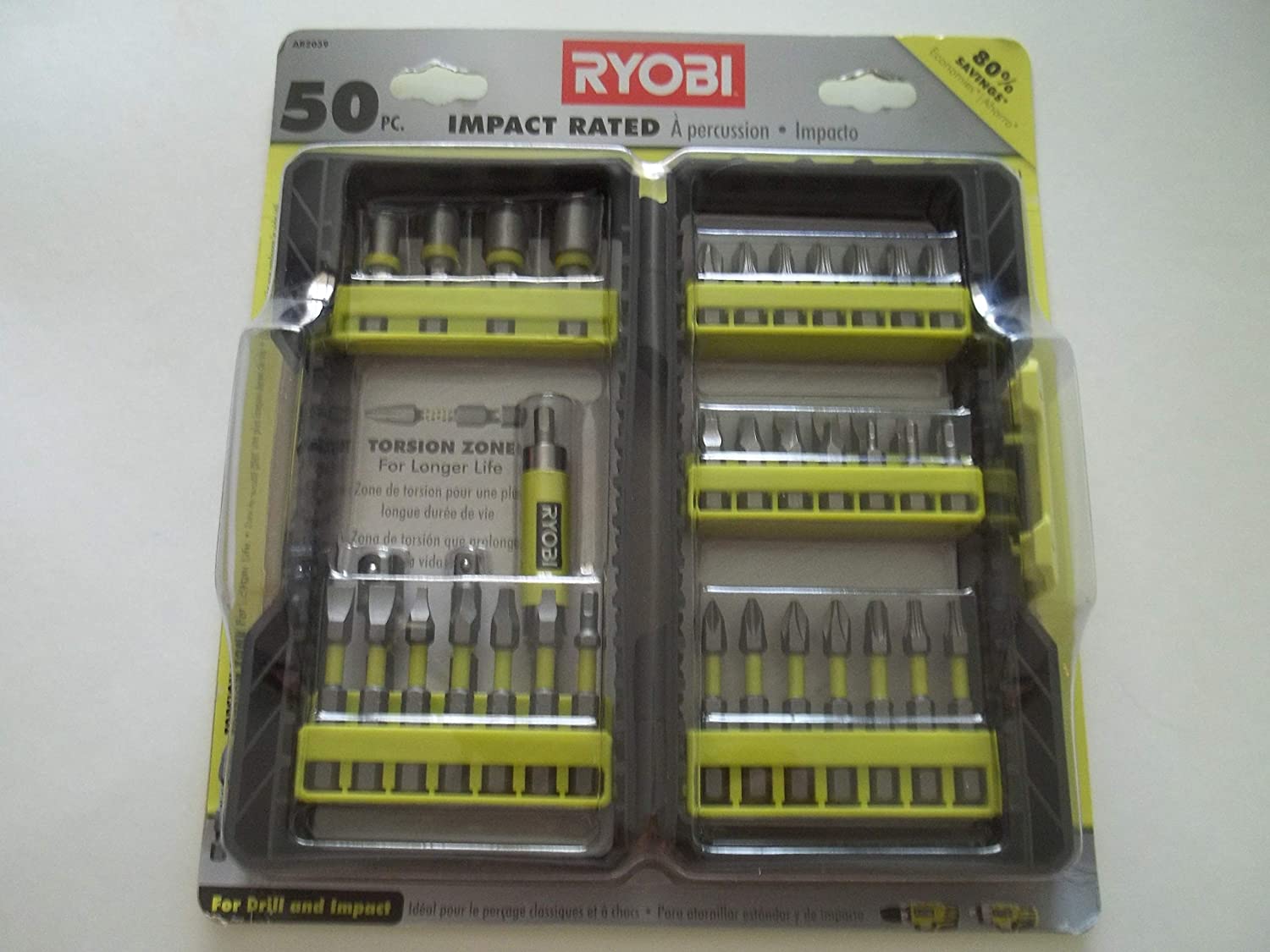 Ryobi 50 Piece Impact Rated Driving Bits with Dock-It [...]