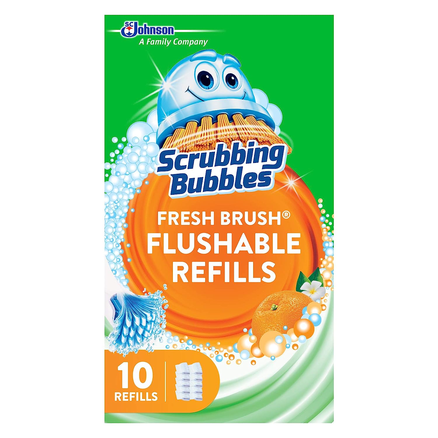 Scrubbing Bubbles Fresh Brush Flushables Refill, [...]