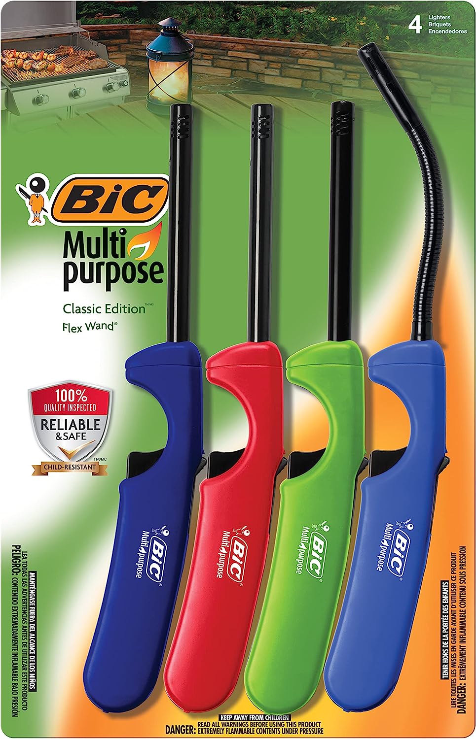 BiC Multi-Purpose Lighter - 4 Lighter Value Pack with [...]