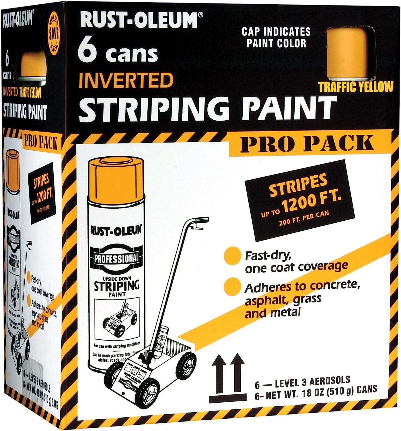 Rust-Oleum P2548849 Professional Striping Spray Paint [...]