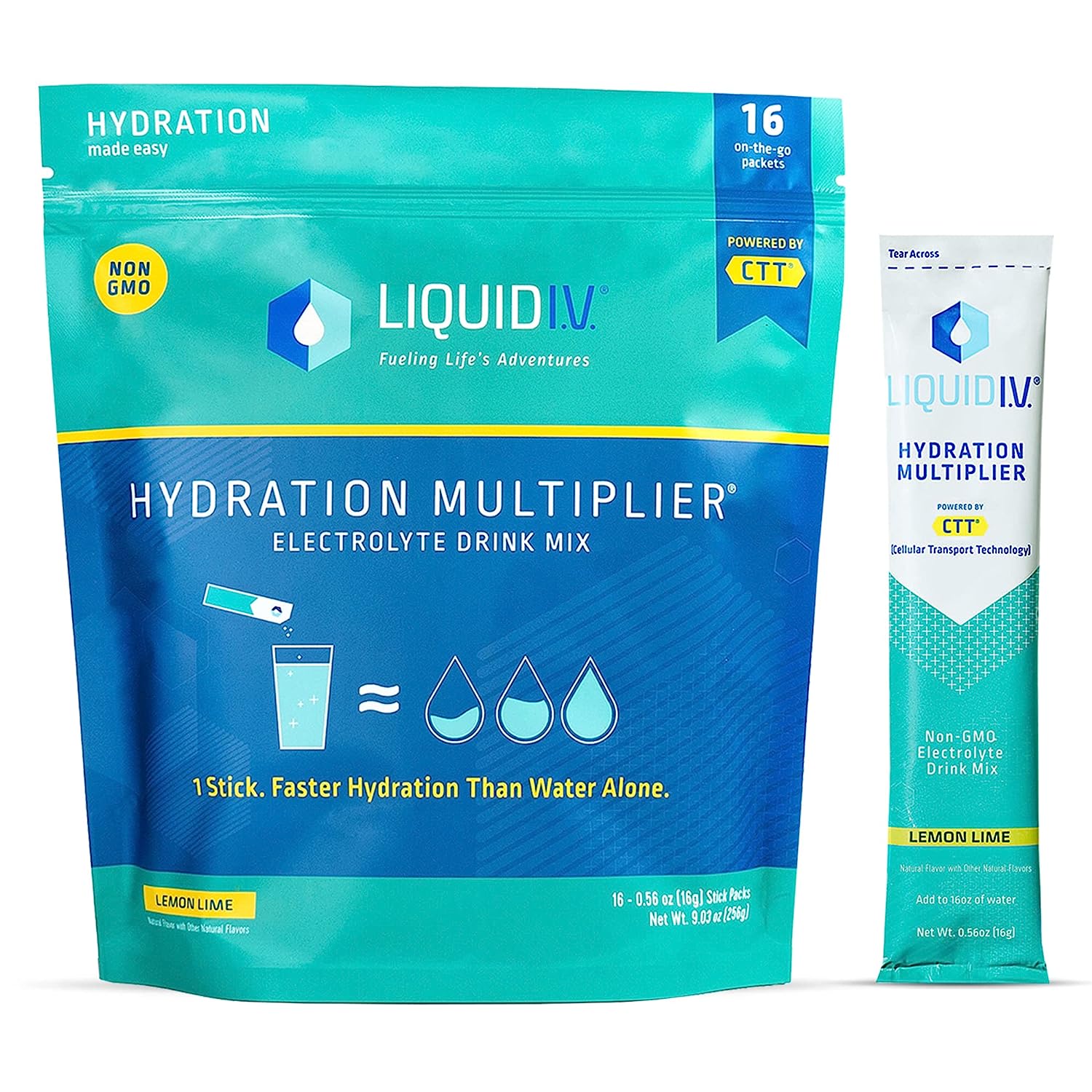 Liquid I.V. Hydration Multiplier - Lemon Lime - Powder [...]