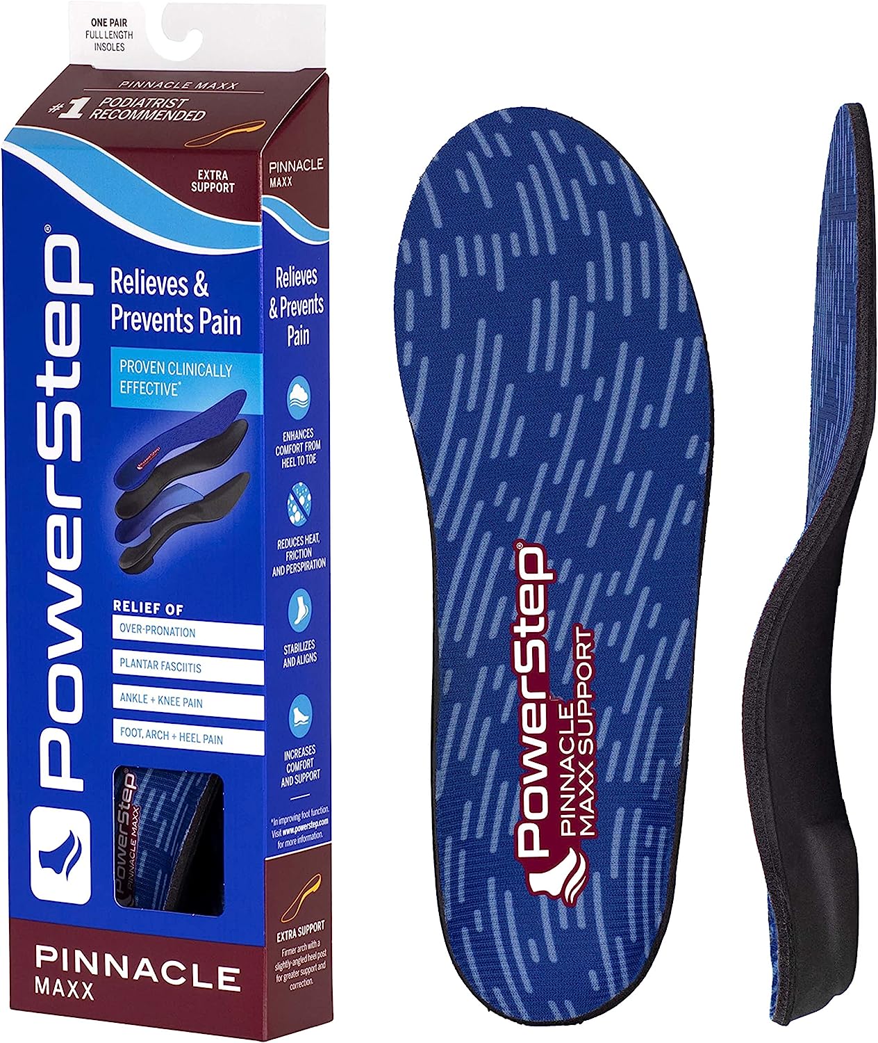 Powerstep Insoles, Pinnacle Maxx, Over-Pronation [...]