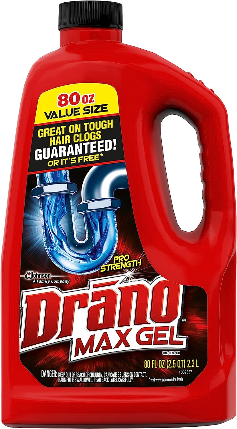 Drano Max Gel Drain Clog Remover and Cleaner for [...]