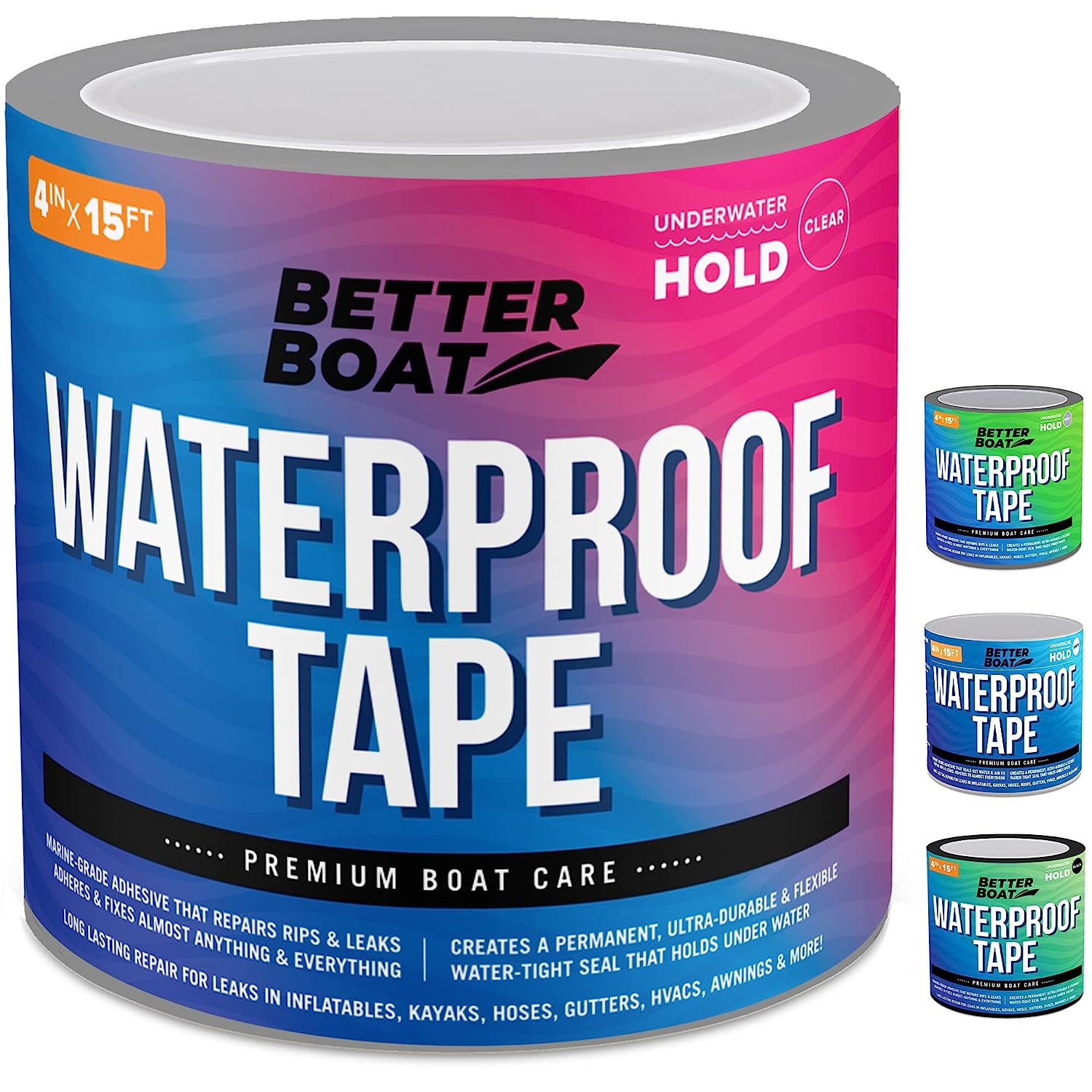 Clear Waterproof Tape for Leaks Thick Heavy Duty Water [...]