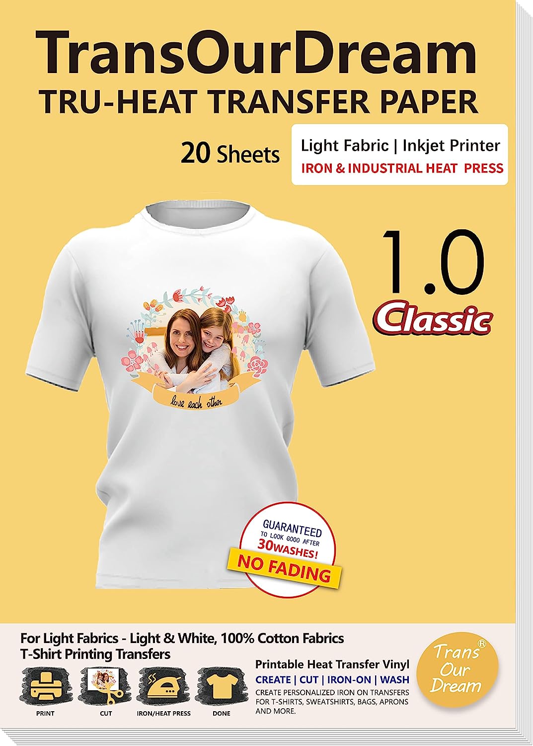 TransOurDream Heat Transfer Paper for Light T Shirts [...]